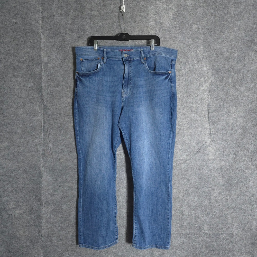Lucky Brand Bootcut Jeans Mens 38x29 Blue Wash Stretch Denim Casual Wear Western